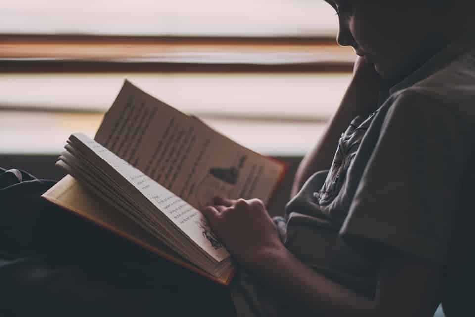 Child Student Reading Book Studying