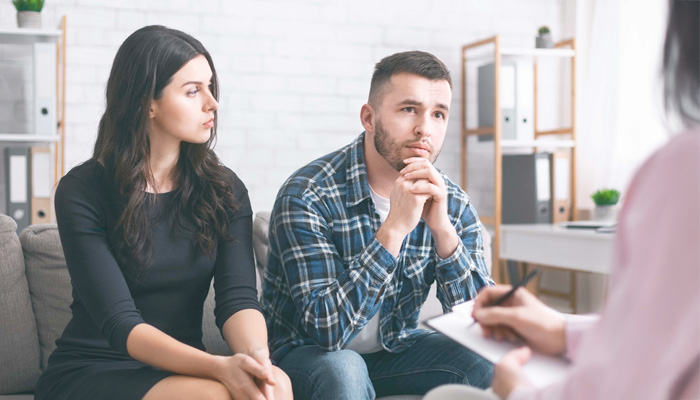 couple in therapy