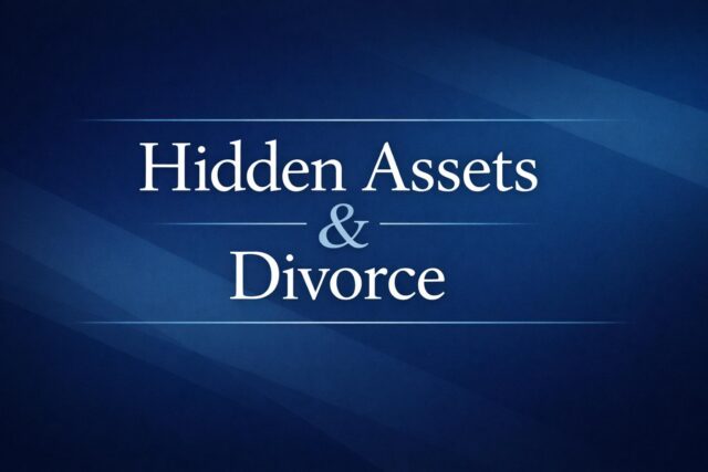 hidden assets & divorce graphic